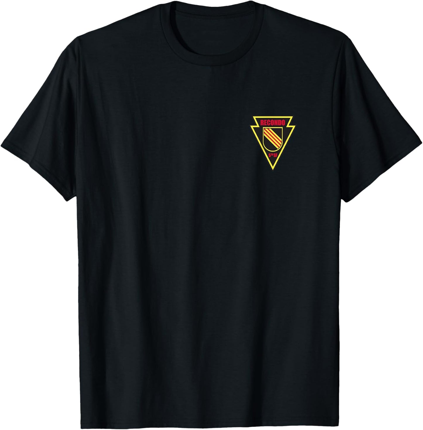 5th Special Force Recondo Army Recon Airborne Training T-Shirt - T-Shirt | Black