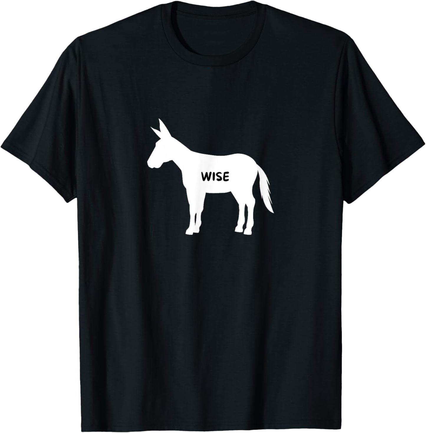 Fresh Volleyball Funny Sarcastic Wise Donkey Lovers T-Shirt - T-Shirt | Black