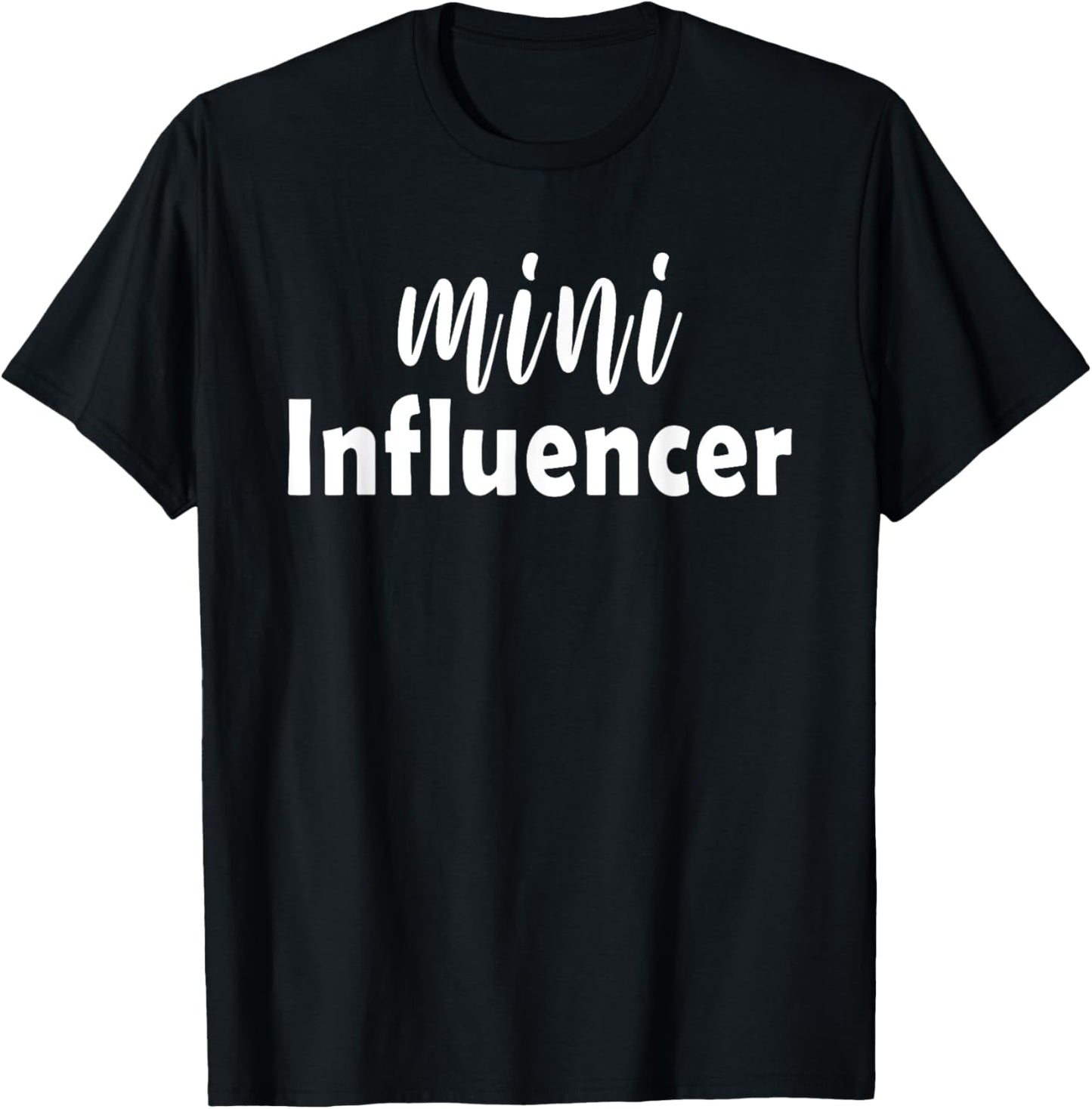 Mini Influencer T-Shirt - T-Shirt | Black
