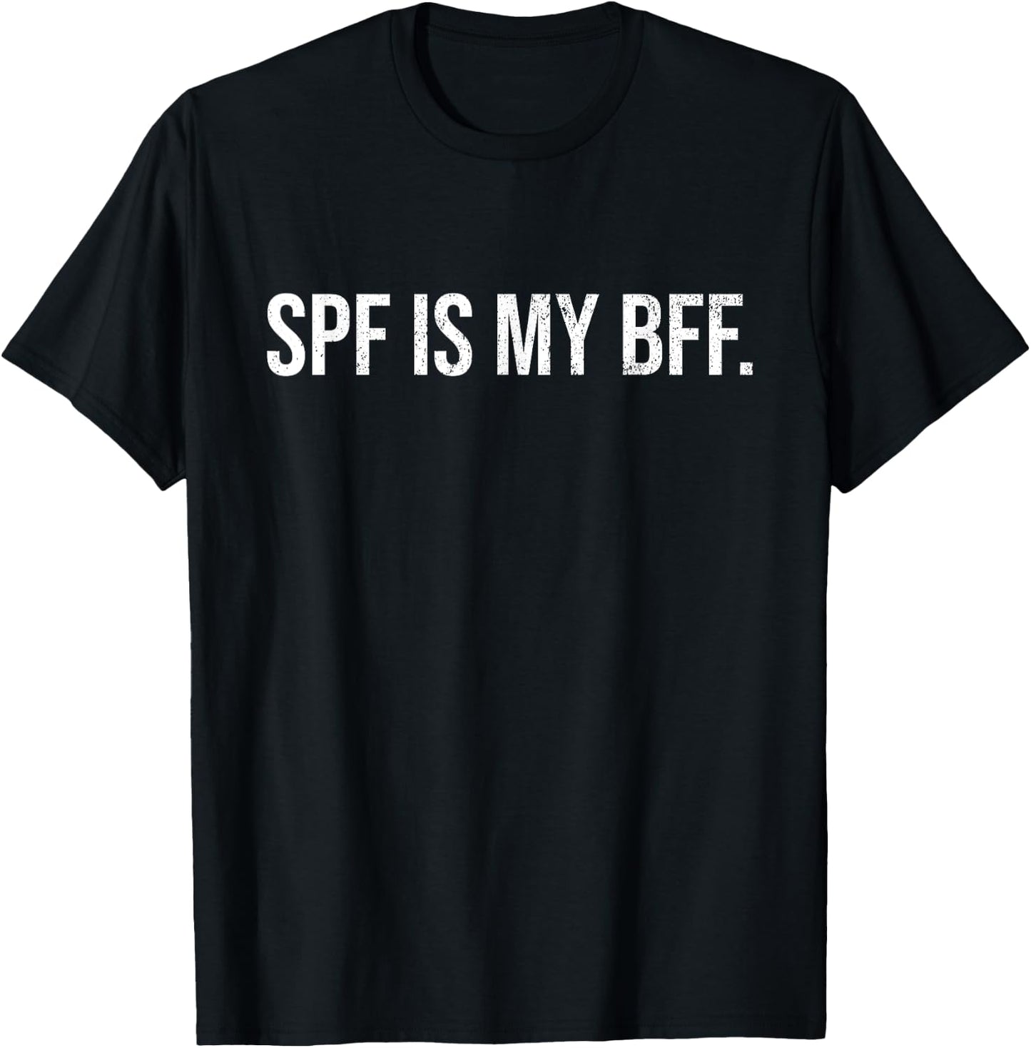 Vintage SPF Is My BFF Sunscreen Skincare Esthetician T-Shirt - T-Shirt | Black