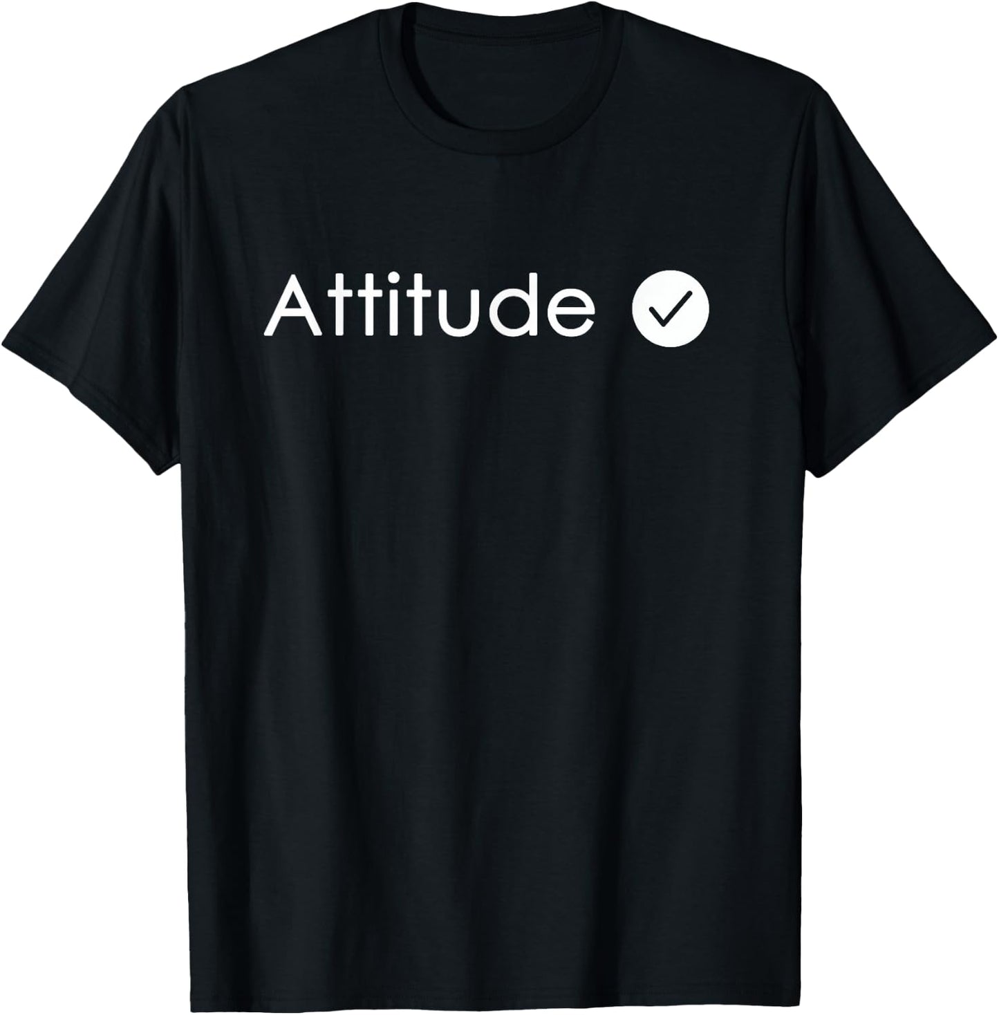 Attitude Check T-Shirt - T-Shirt | Black
