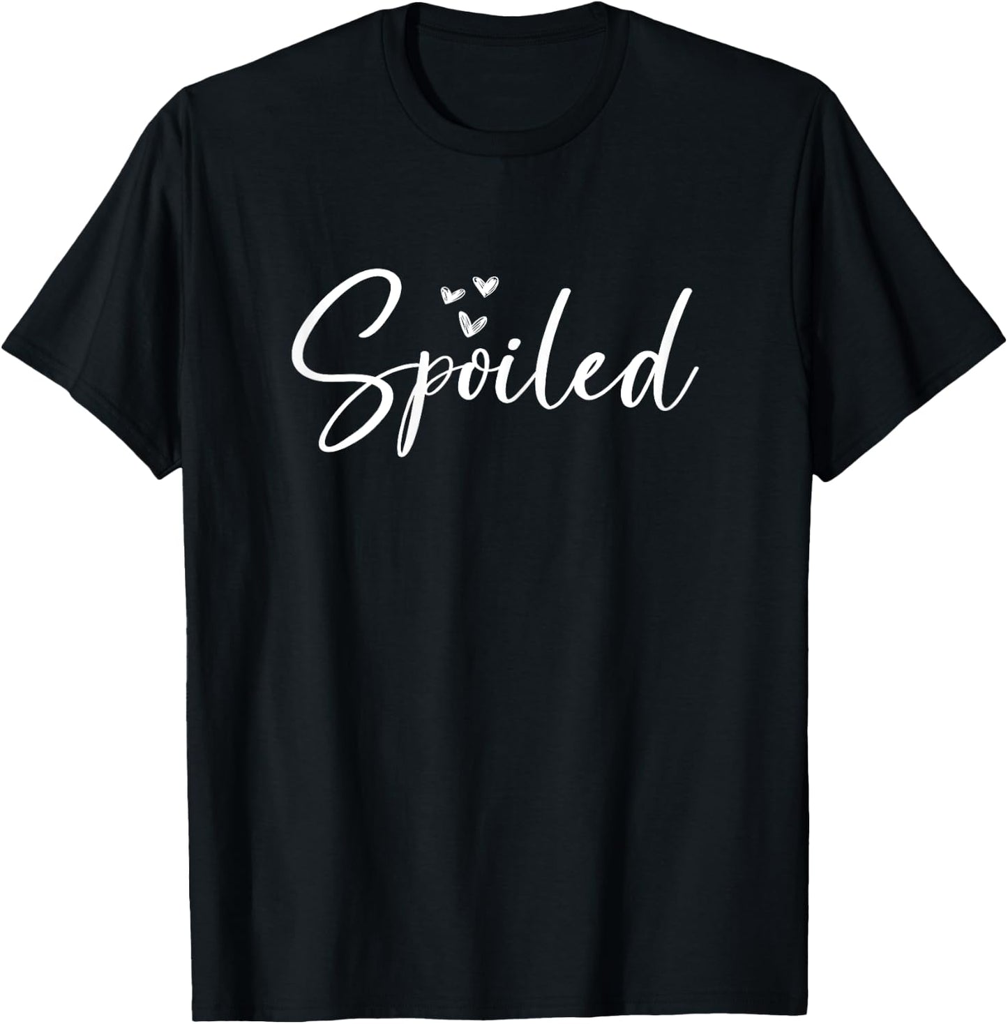 Reason Why She's Spoiled Funny Spoiled Matching Couples T-Shirt - T-Shirt | Black