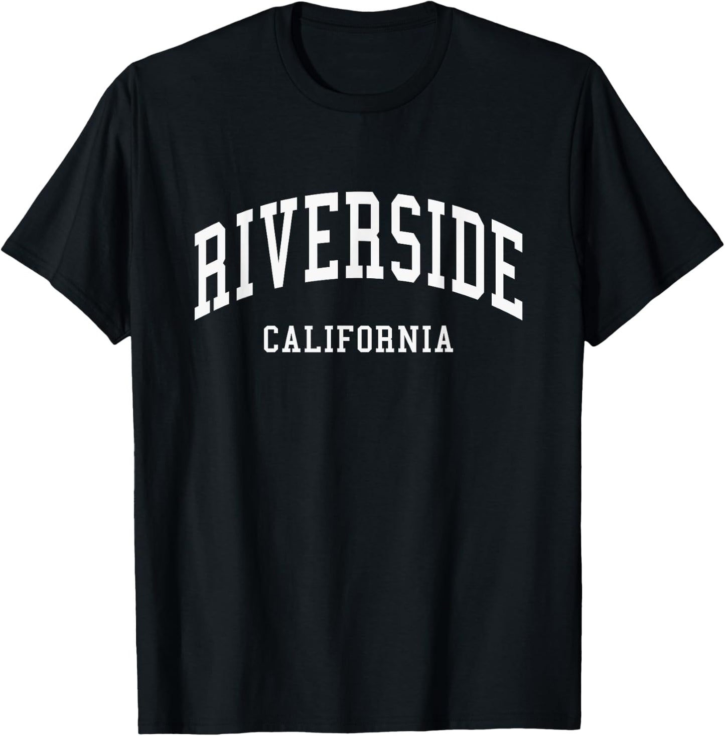 Riverside - California - Throwback Design - Classic T-Shirt - T-Shirt | Black