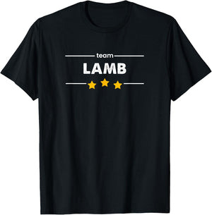 Family Name Surname or First Name | TEAM LAMB T-Shirt - T-Shirt | Black