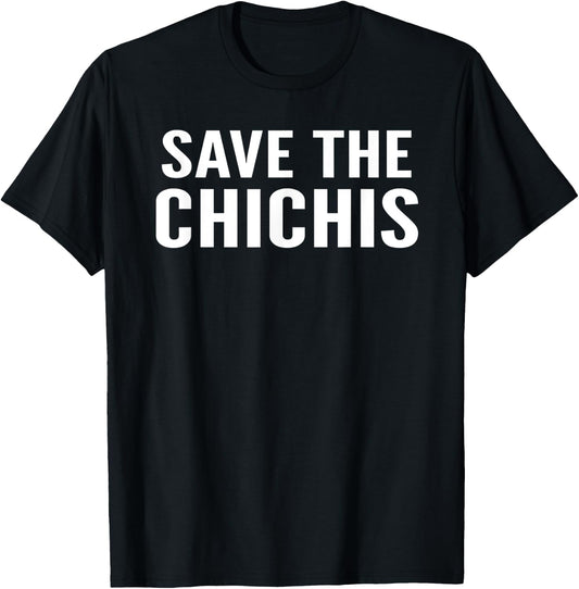 Save The Chichis Breast Cancer Awareness Fighter Warrior Men T-Shirt - T-Shirt | Black