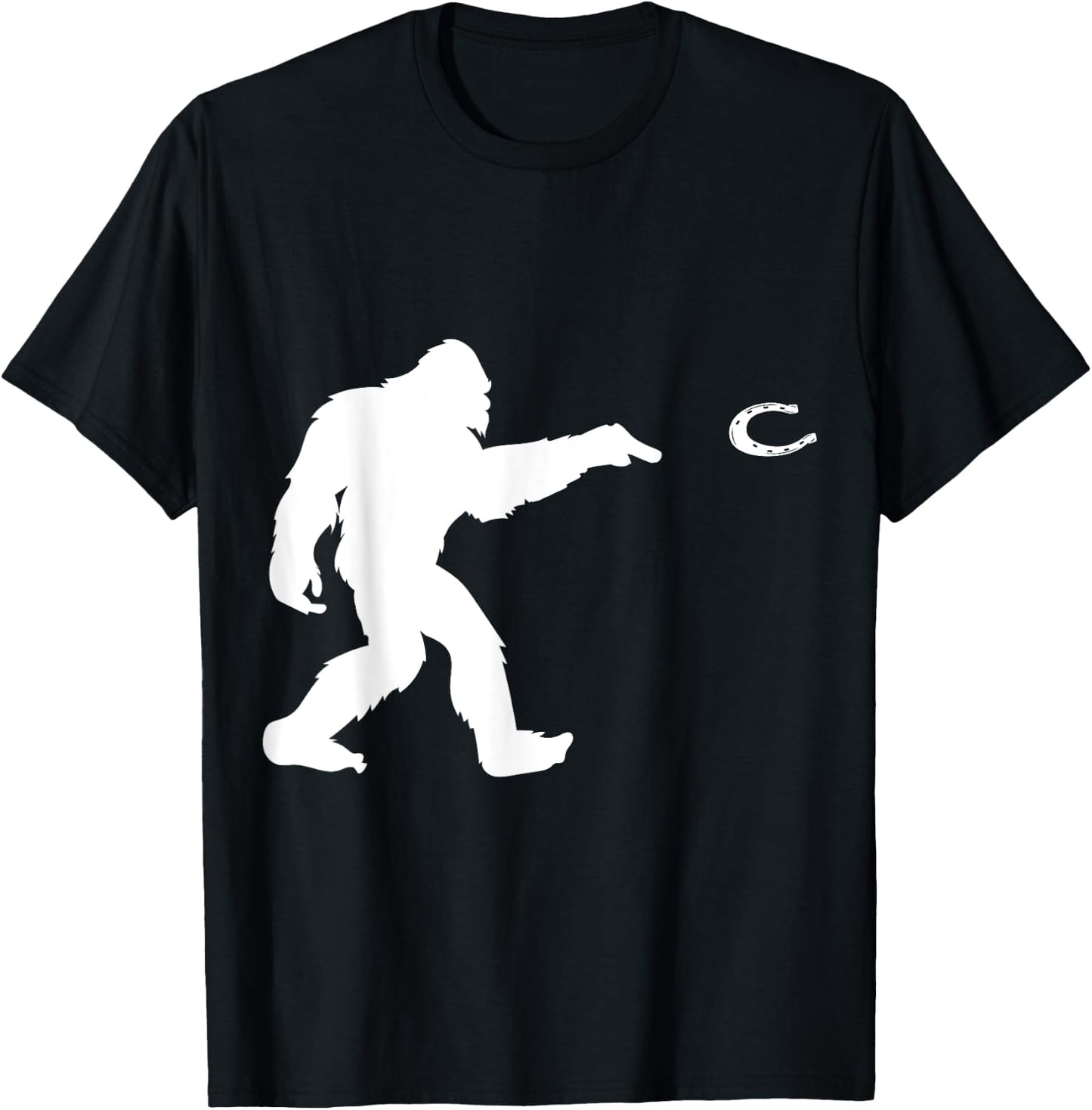 Horseshoe Pitching T-Shirt - T-Shirt | Black