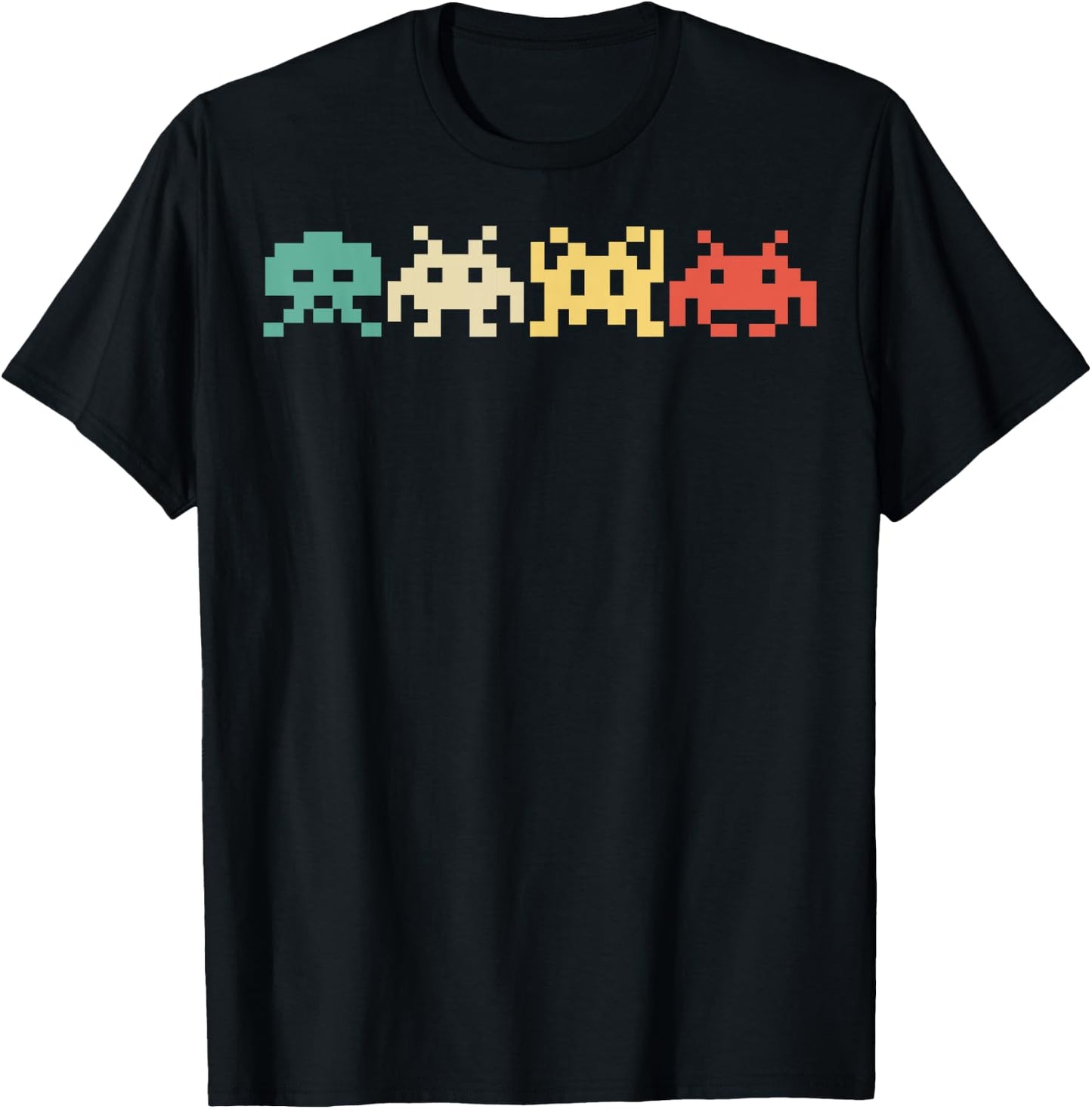 80s Video Game Vintage Retro Arcade Gamers T-Shirt - T-Shirt | Black