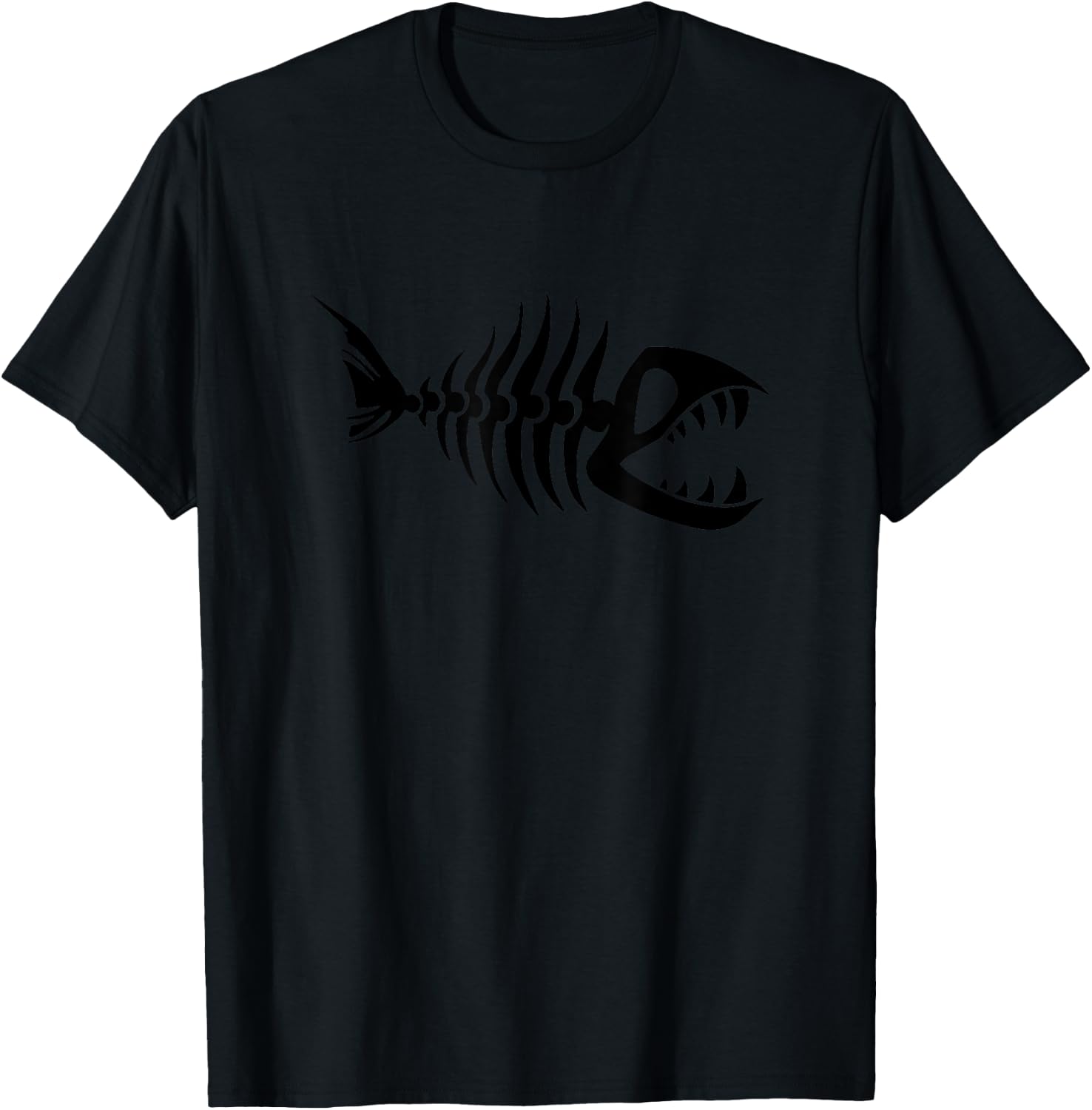 Fish Bones T-Shirt - T-Shirt | Black