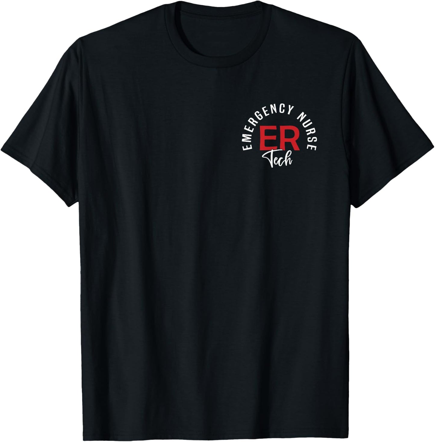Emergency Department Tech Emergency Room Tech ER Tech T-Shirt - T-Shirt | Black