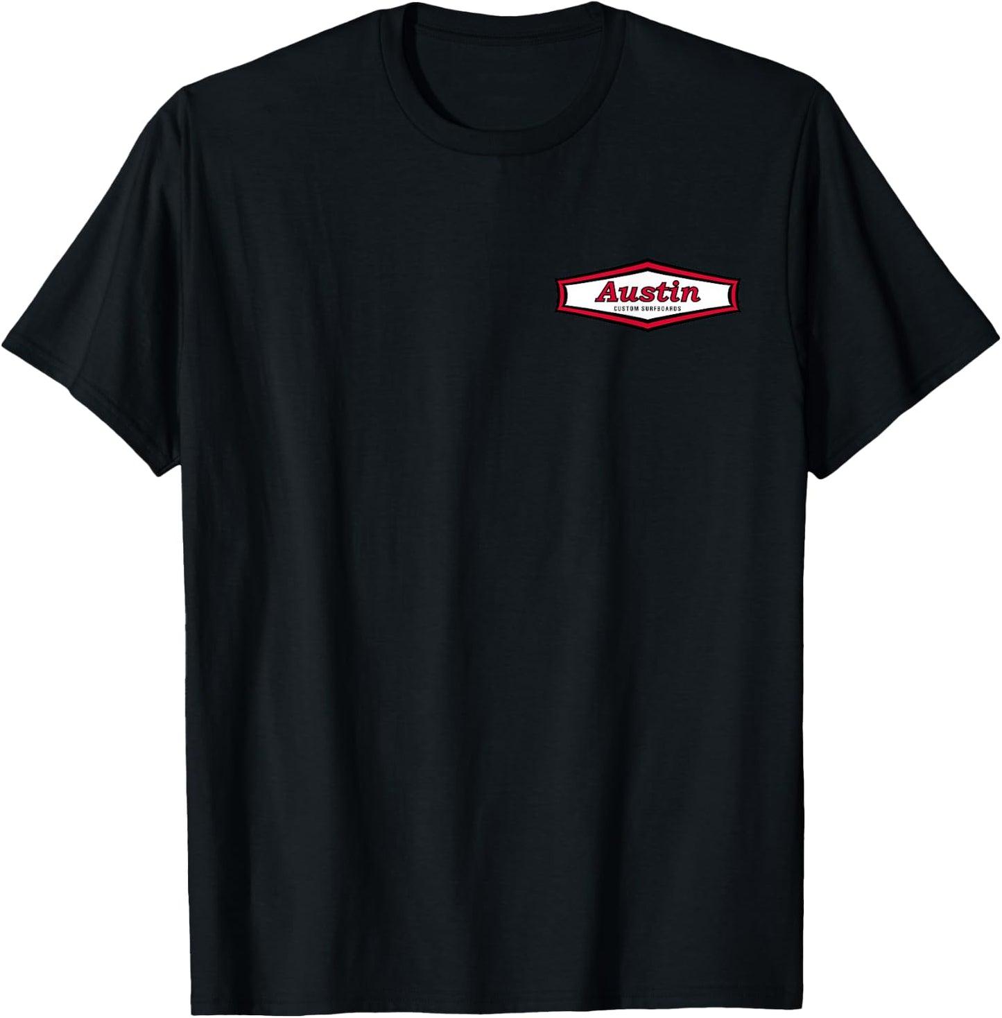 Austin Surfboards Coffin Logo T-Shirt - T-Shirt | Black