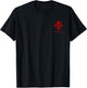 Flag of Florence Italy Tuscany Firenze Emblem Arms T-Shirt - T-Shirt | Black