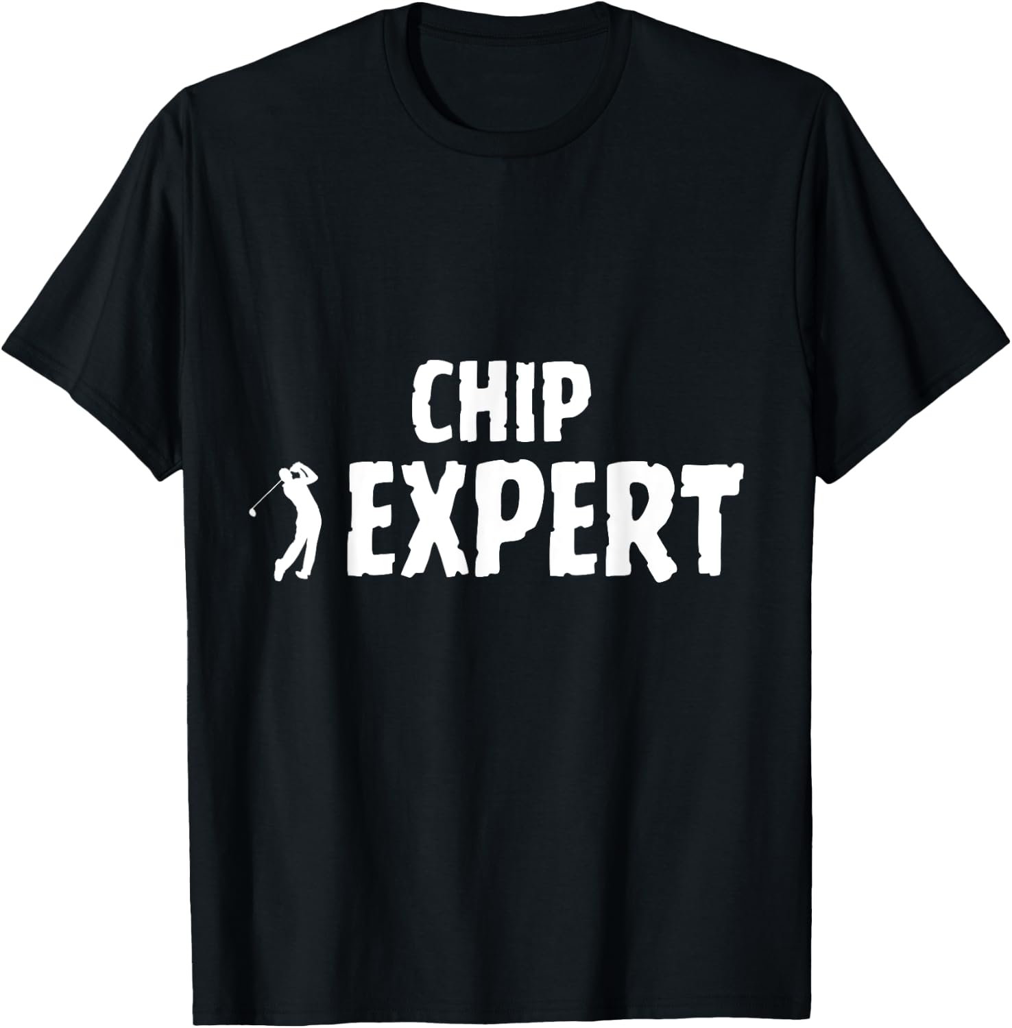 Golf Golfing Terminology Chip Shot Swing Expert T-Shirt - T-Shirt | Black