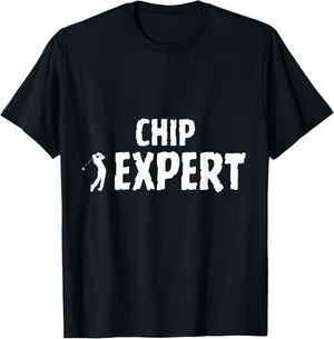 Golf Golfing Terminology Chip Shot Swing Expert T-Shirt - T-Shirt | Black