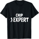 Golf Golfing Terminology Chip Shot Swing Expert T-Shirt - T-Shirt | Black