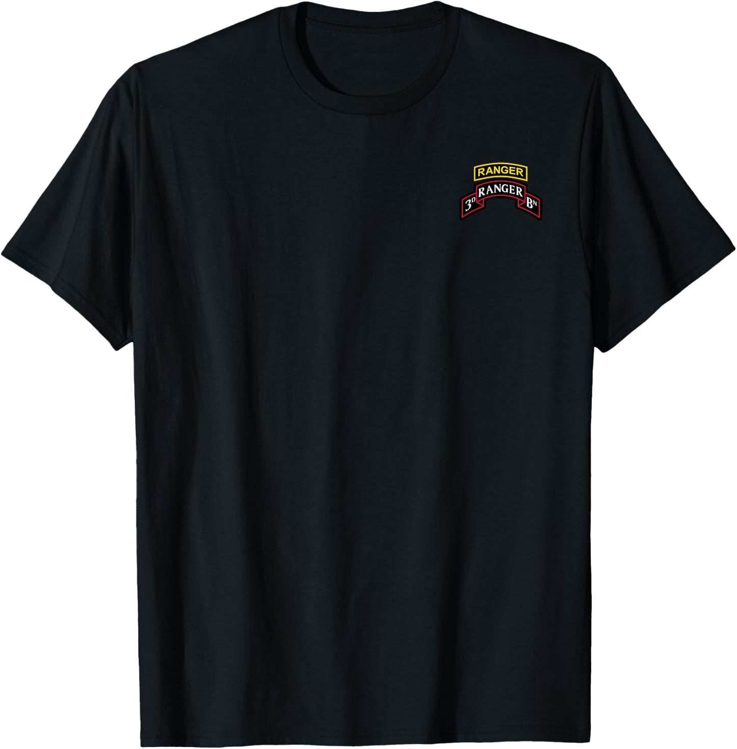 US Army Unit Third Ranger Battalion Design T-Shirt - T-Shirt | Black