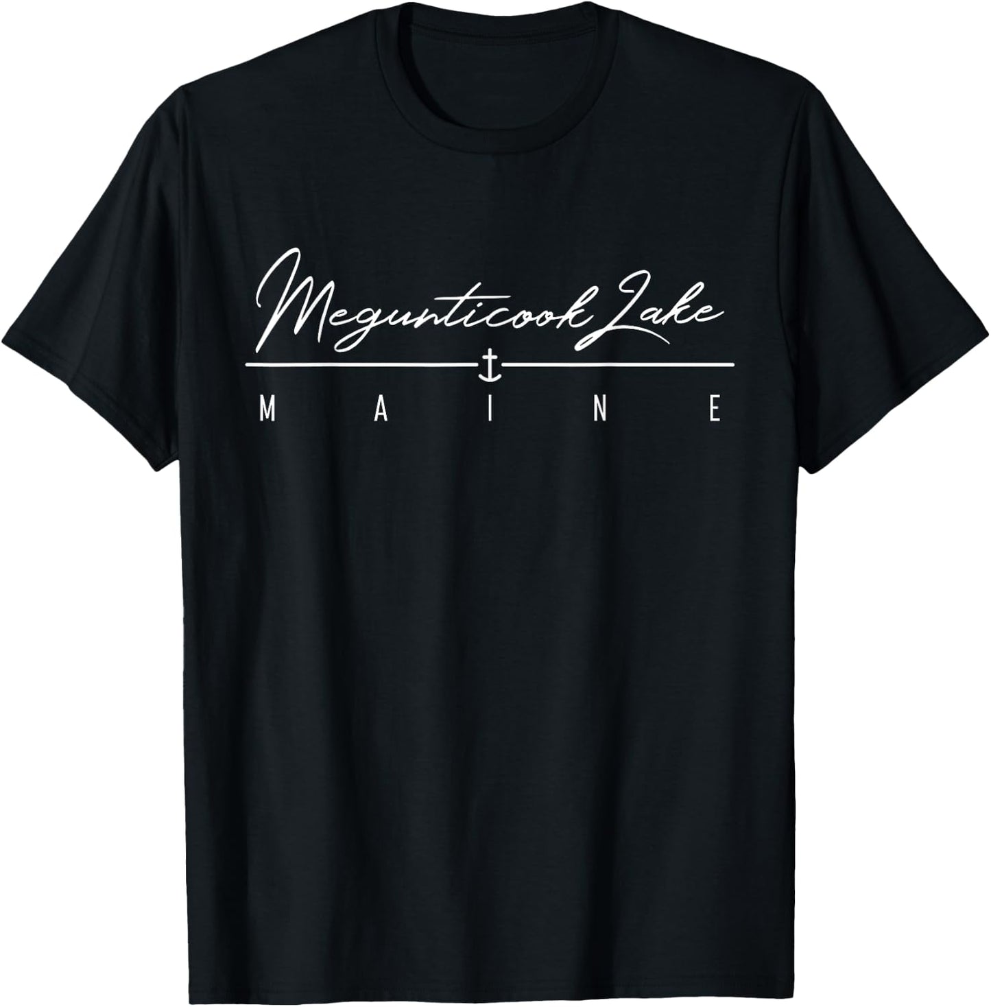 Megunticook Lake ME T-Shirt - T-Shirt | Black