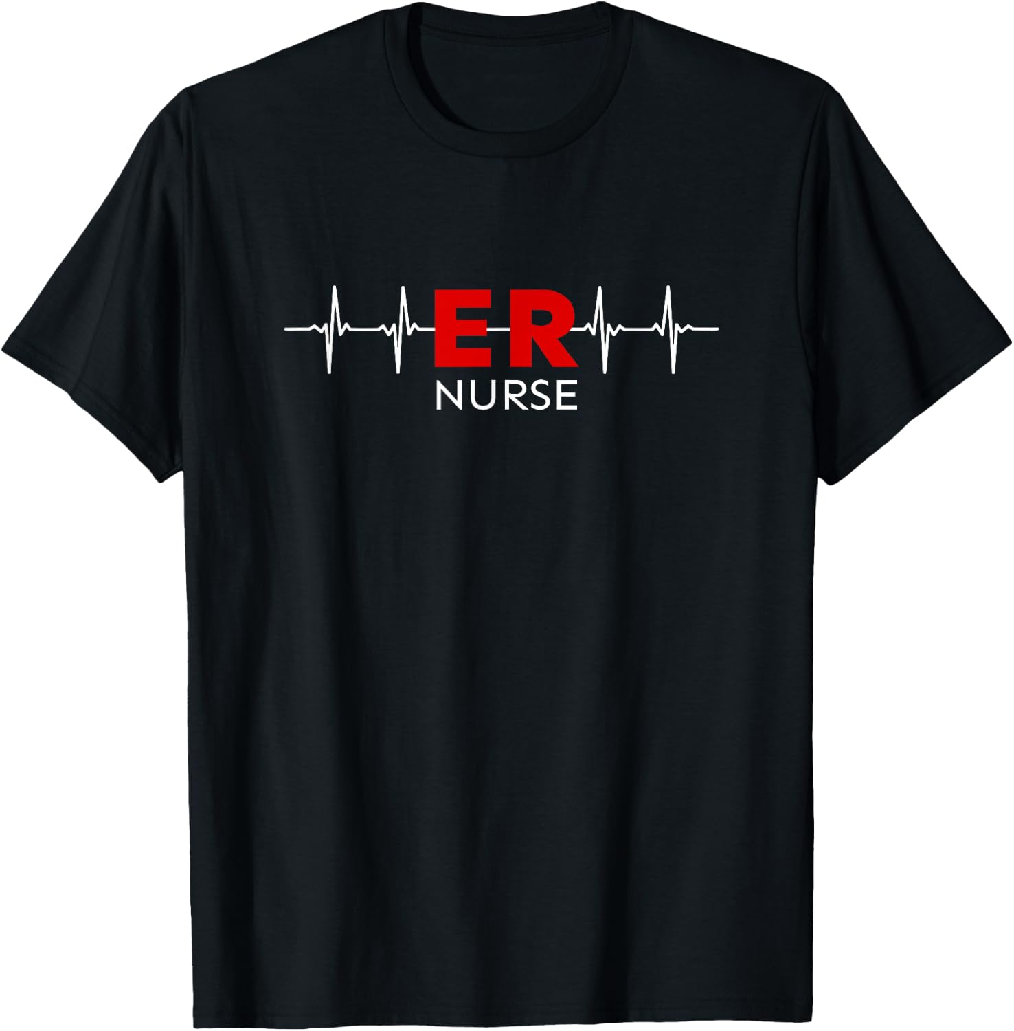 ER Nurse Emergency Department Registered Nurses T-Shirt - T-Shirt | Black