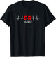 ER Nurse Emergency Department Registered Nurses T-Shirt - T-Shirt | Black