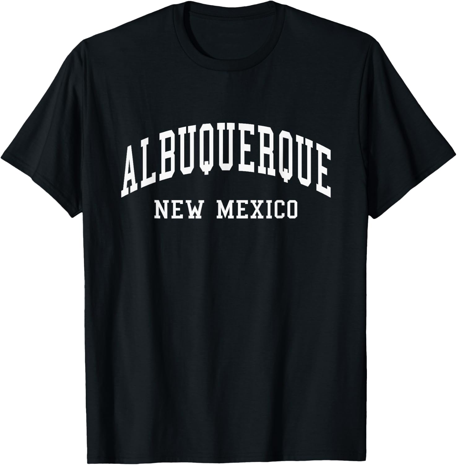 Albuquerque - New Mexico - Throwback Design - Classic T-Shirt - T-Shirt | Black
