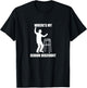 Where’s My Senior Discount, old, birthday, retirement, gift T-Shirt - T-Shirt | Black