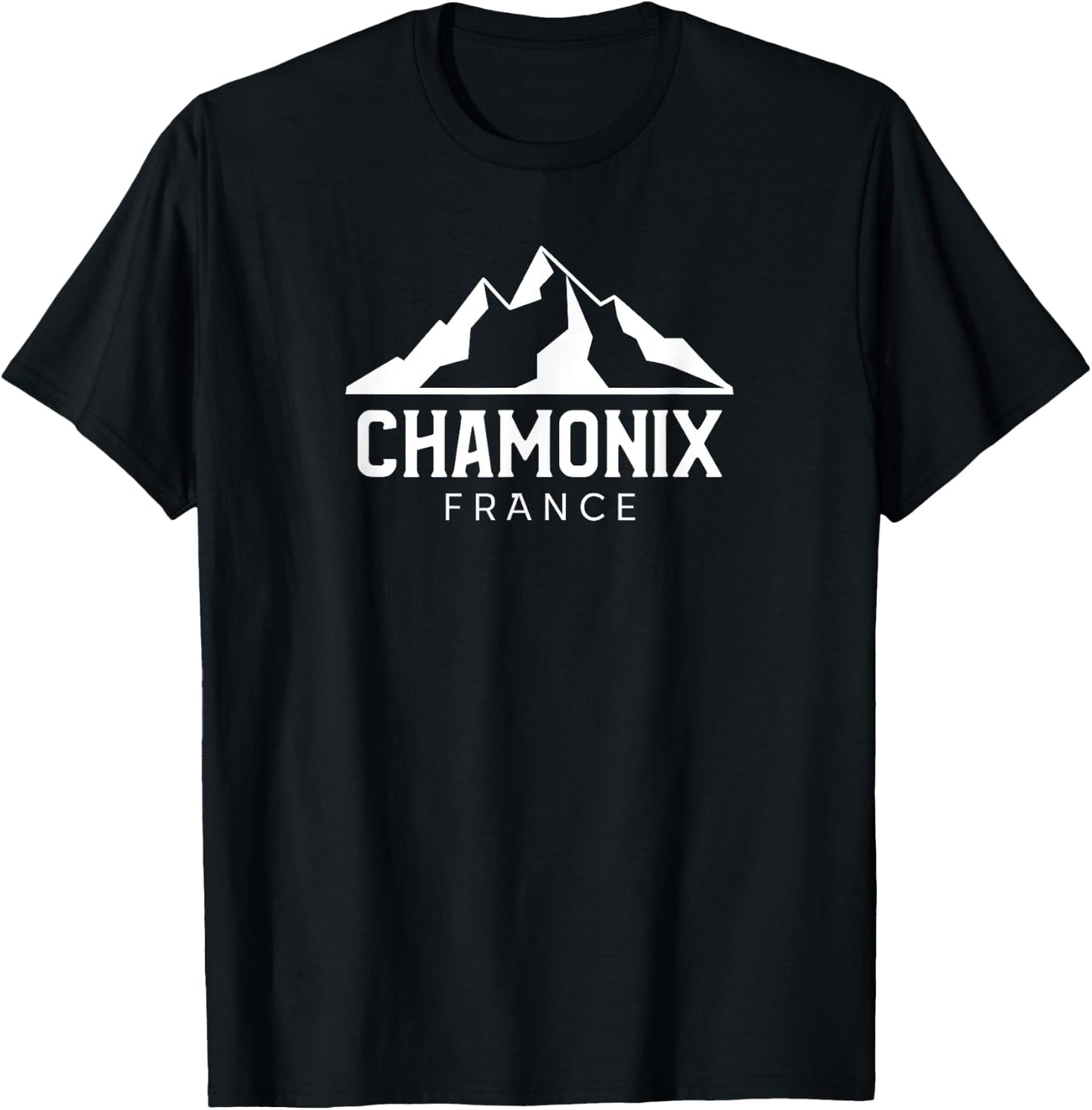 Chamonix France T-Shirt - T-Shirt | Black