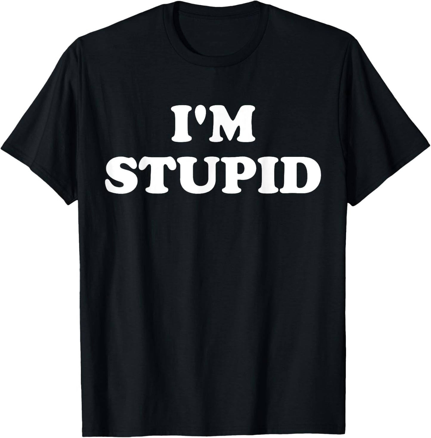 I'm With Stupid Funny Matching Couples Sarcastic T-Shirt - T-Shirt | Black