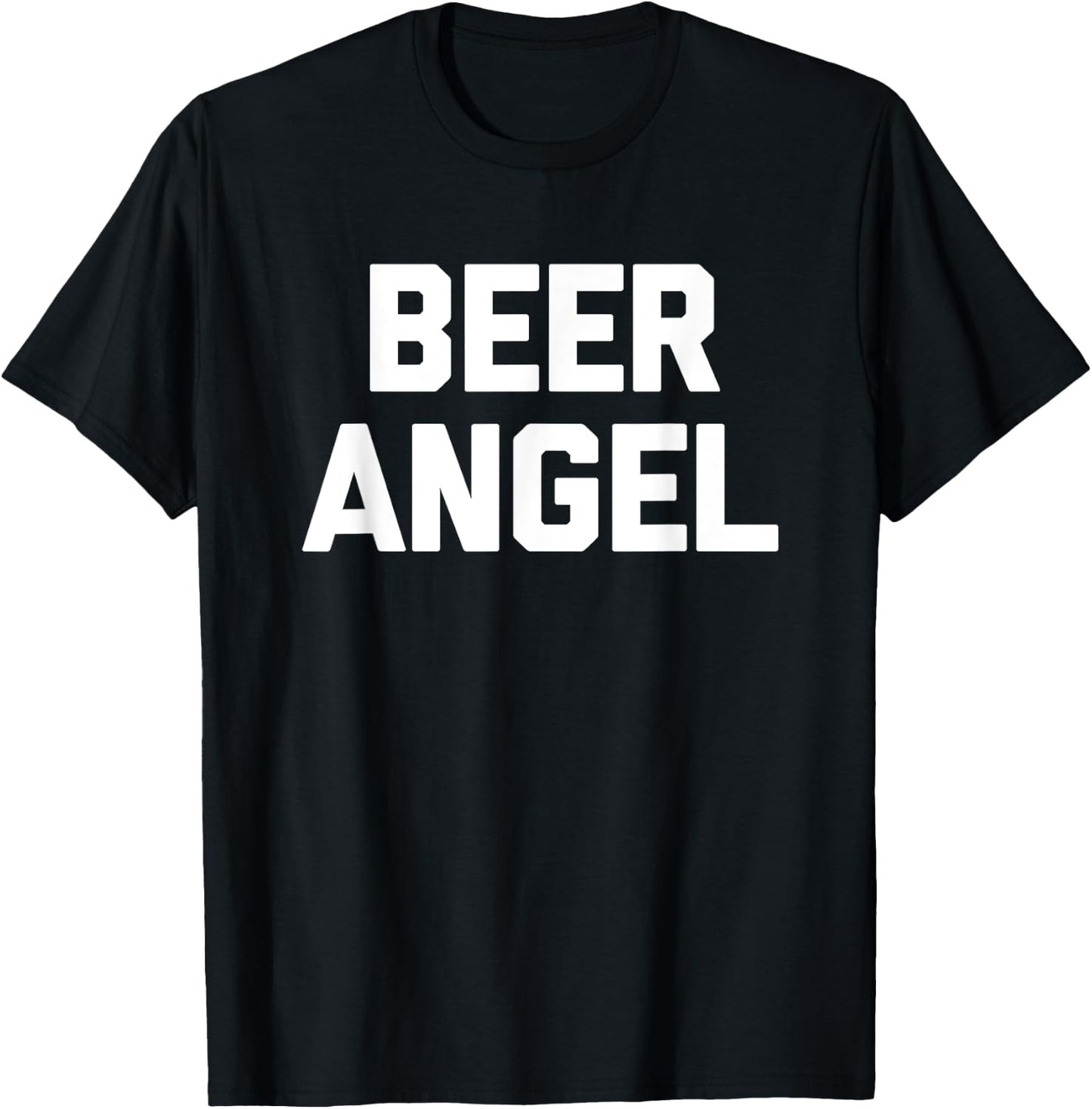 Beer Angel - Funny Saying Sarcastic Novelty Cute Bartender T-Shirt - T-Shirt | Black