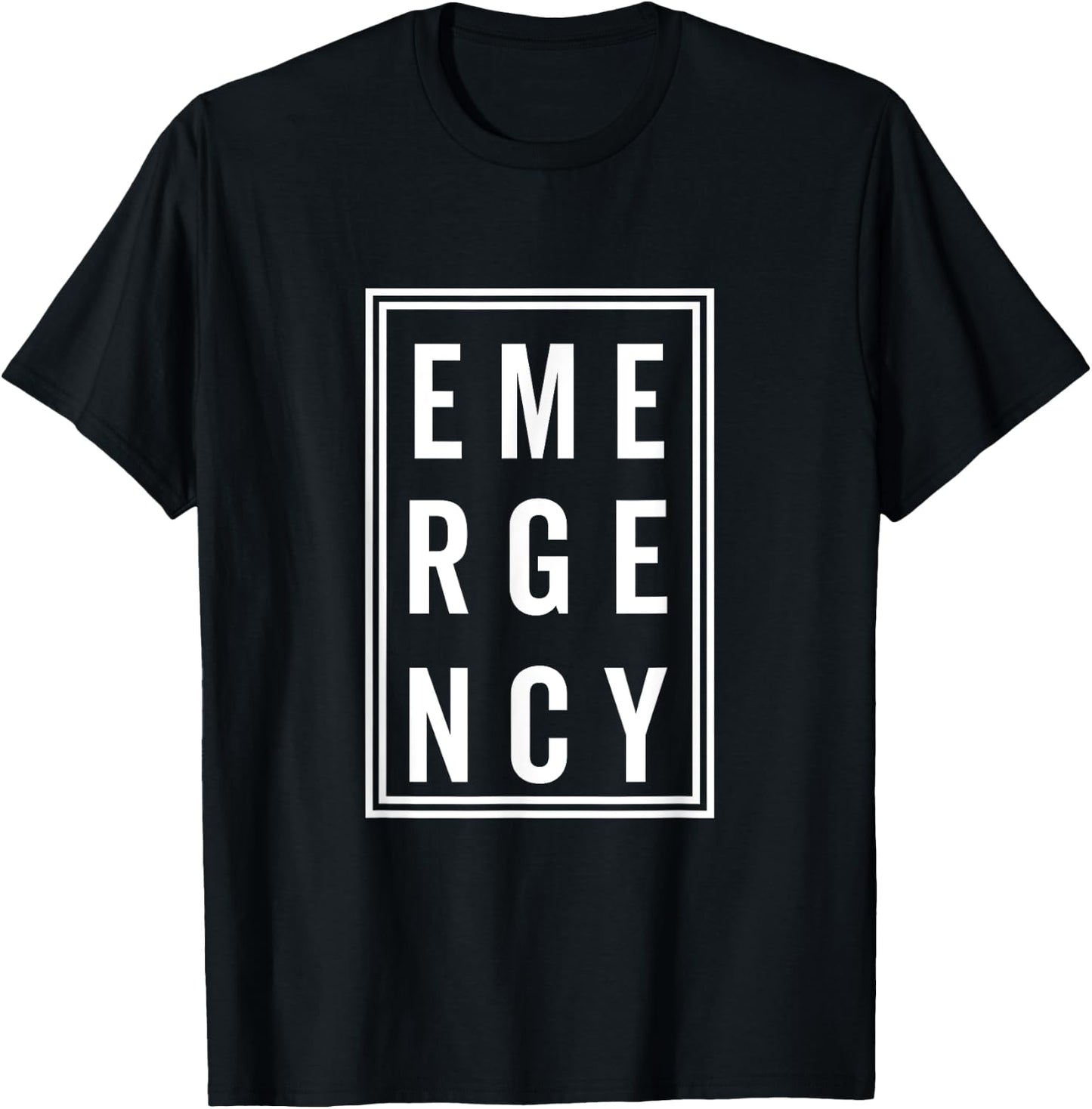 Emergency Nurse RN ER Nurse Emergency Room Hospital T-Shirt - T-Shirt | Black
