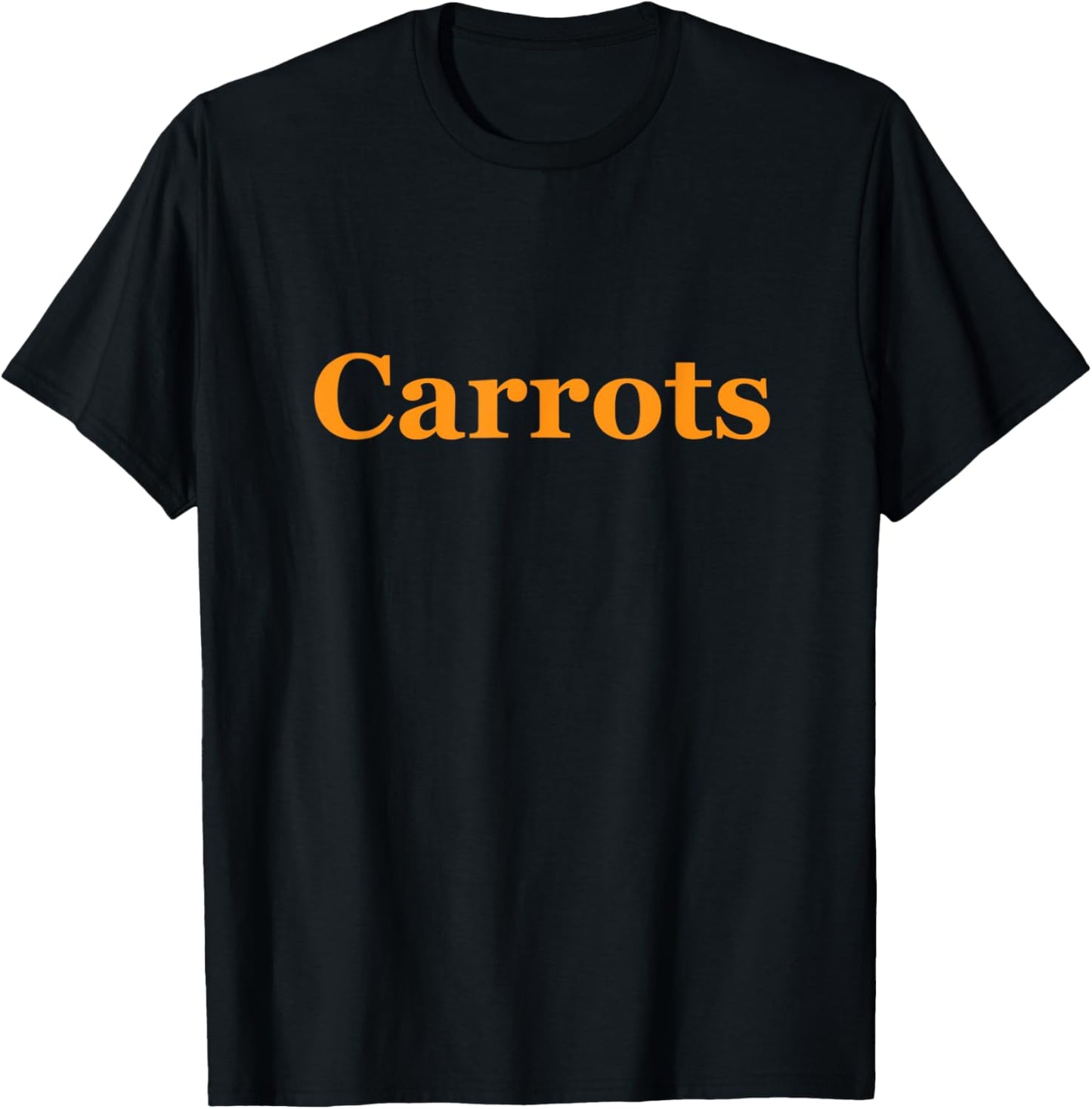 Carrots American Vegetable T-Shirt - T-Shirt | Black