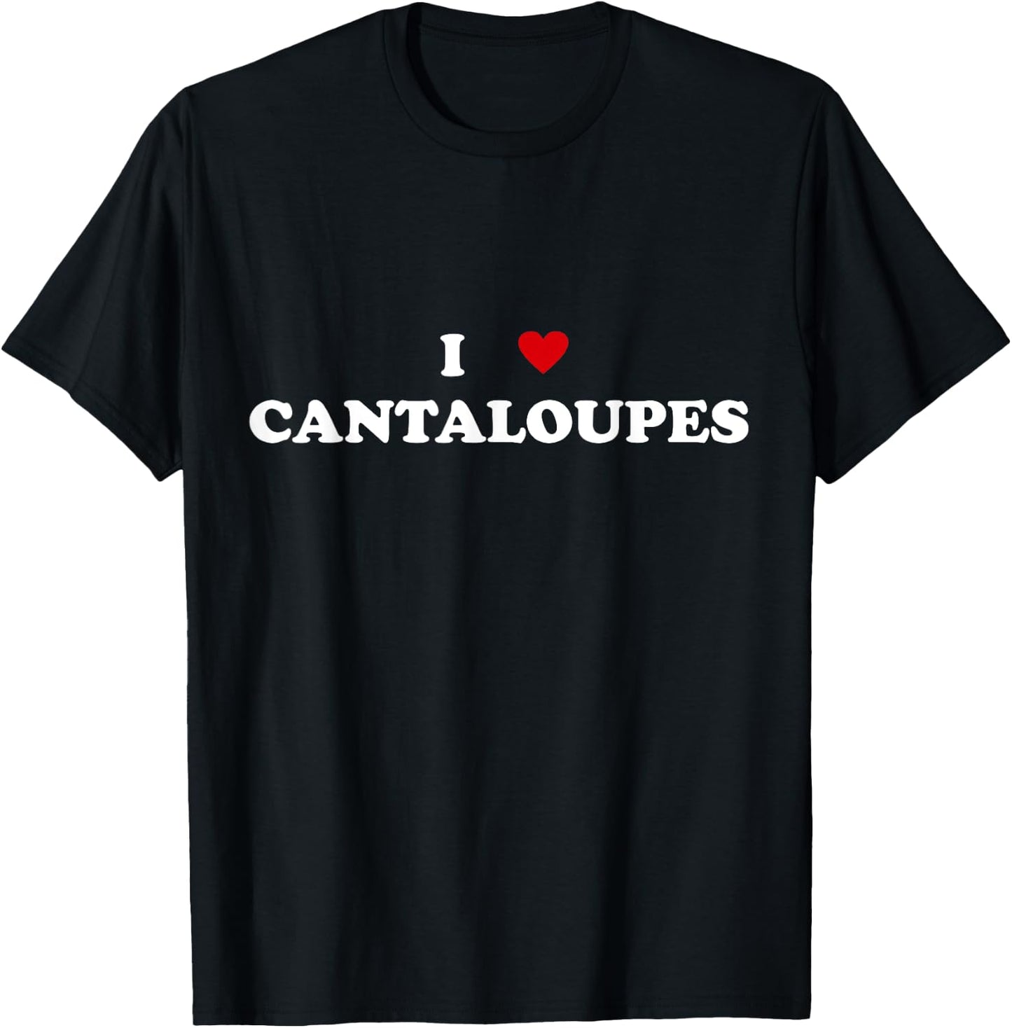 I Heart Crops Farming Farmer - I Love Cantaloupe T-Shirt - T-Shirt | Black