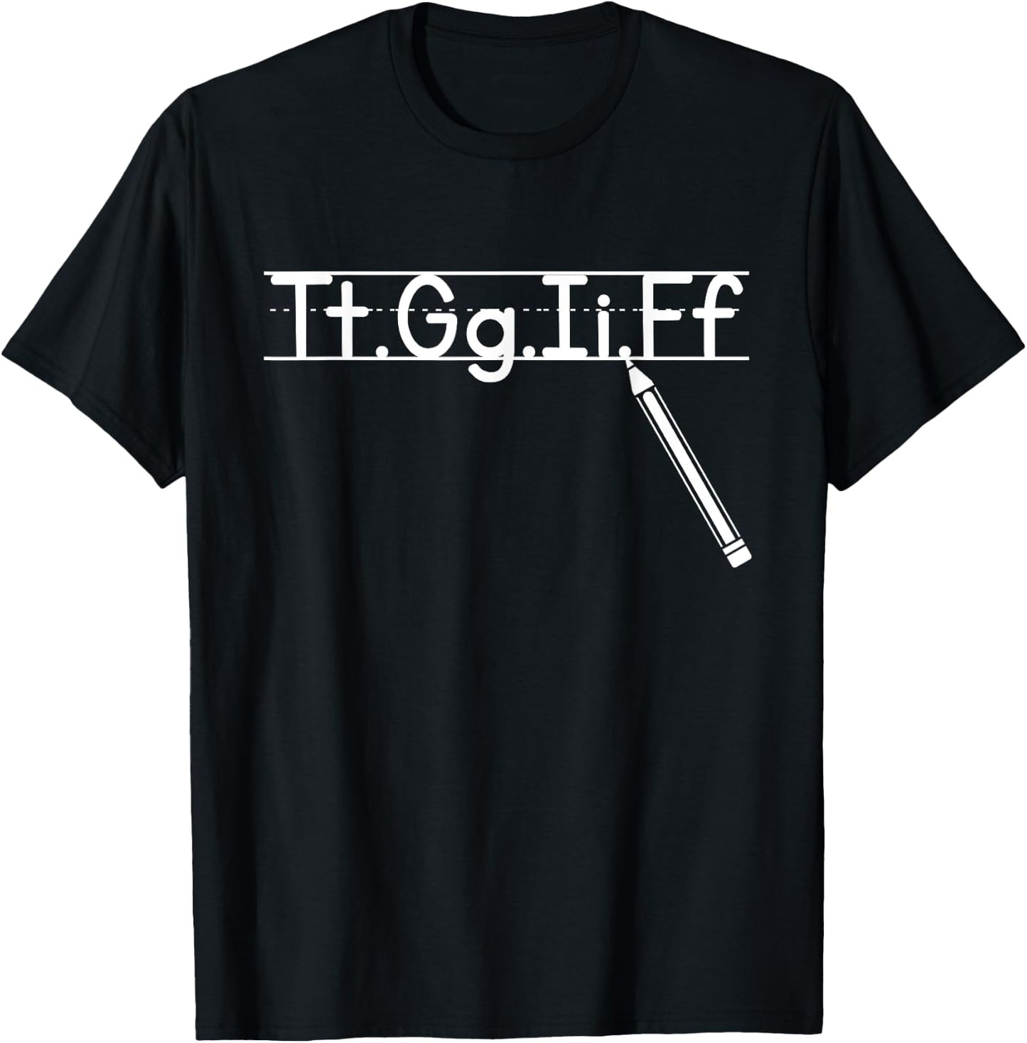 T G I F Thank Godness Its Friday Teacher Appreciation Christ T-Shirt - T-Shirt | Black