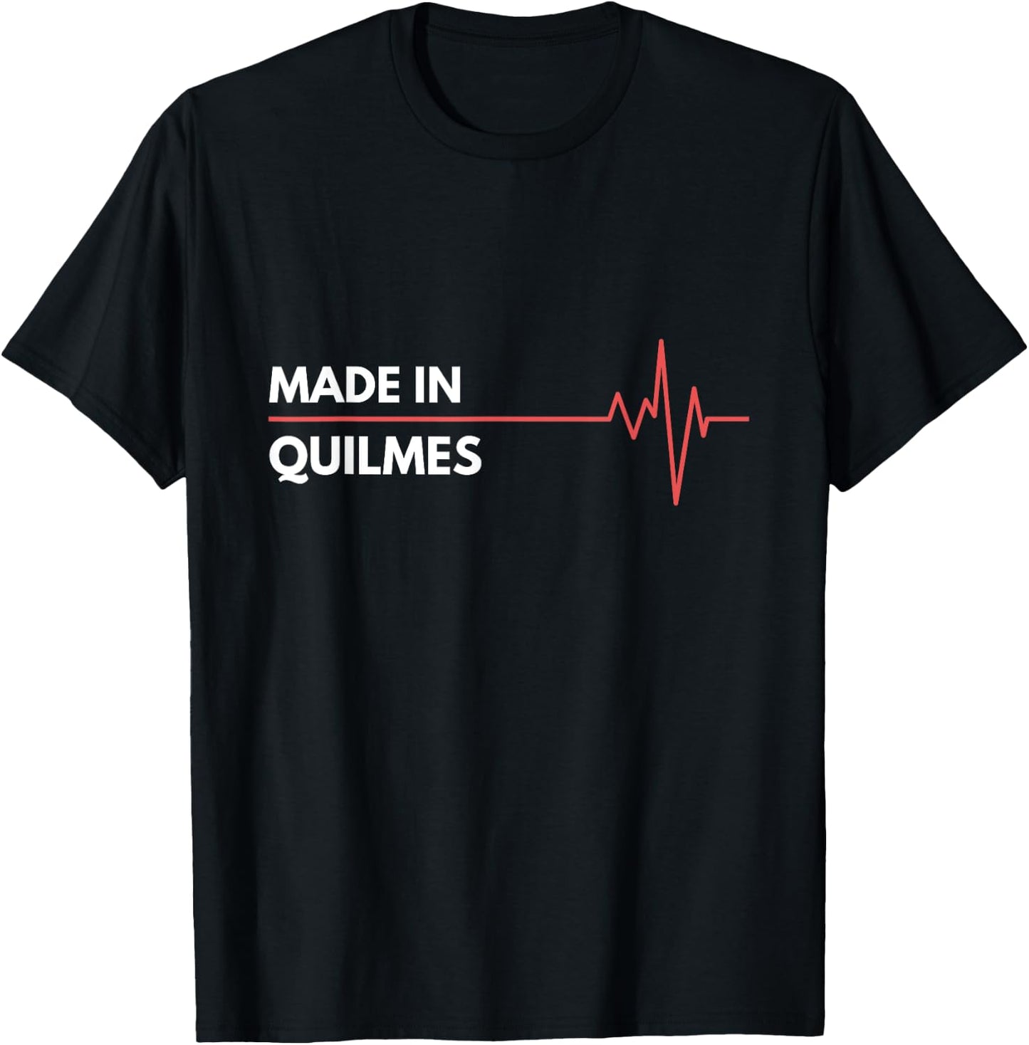 Made In Quilmes Argentina City Of Birth Hometown T-Shirt - T-Shirt | Black