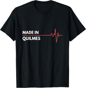 Made In Quilmes Argentina City Of Birth Hometown T-Shirt - T-Shirt | Black