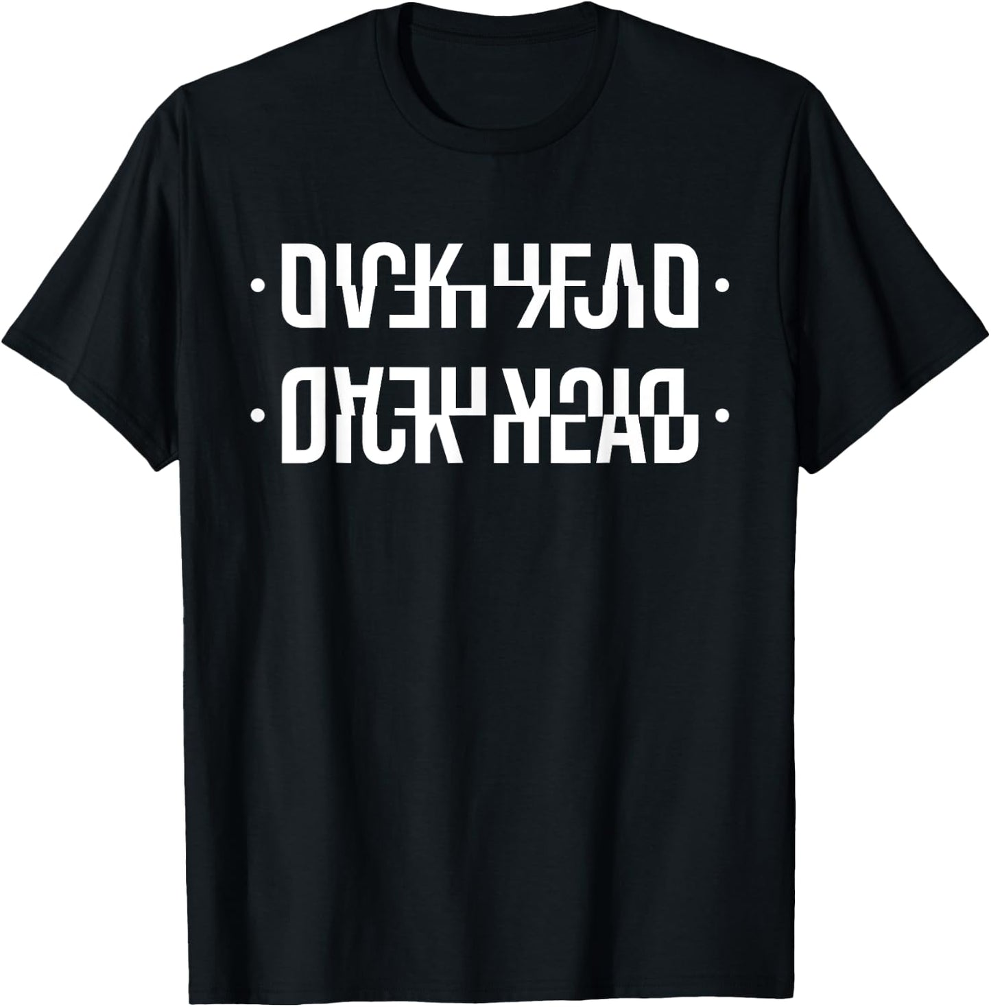 Dickhead - Funny Fold Up Hidden Message T-Shirt - T-Shirt | Black