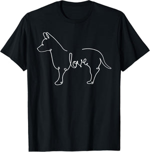 Chiweenie Love Hybrid Dog Owner Trainer Veterinarian Women Girls Kids T-Shirt - T-Shirt | Black