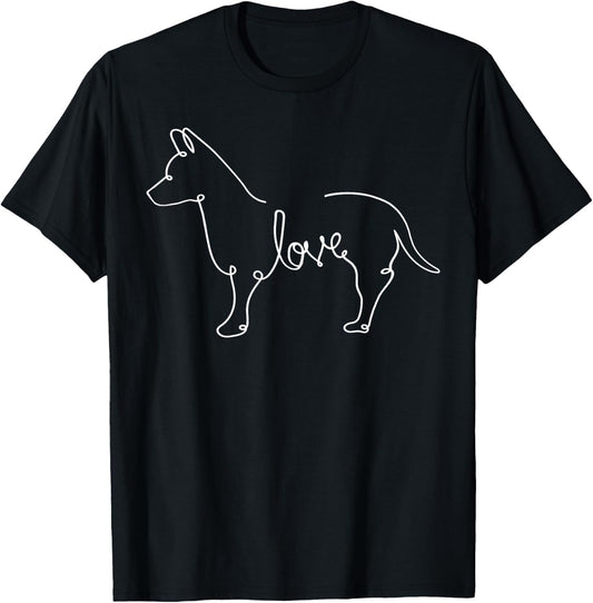 Chiweenie Love Hybrid Dog Owner Trainer Veterinarian Women Girls Kids T-Shirt - T-Shirt | Black
