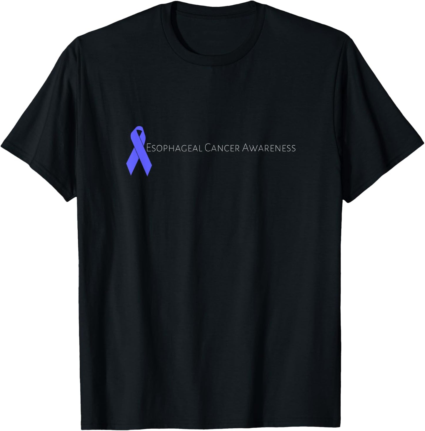 Esophageal Cancer Gift Men Women T-Shirt - T-Shirt | Black