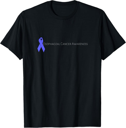 Esophageal Cancer Gift Men Women T-Shirt - T-Shirt | Black