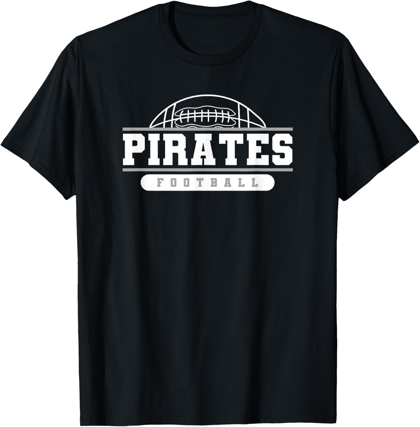 Pirates Football Varsity College T-Shirt - T-Shirt | Black