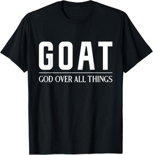 Christian Faith Jesus GOAT T-Shirt - T-Shirt | Black