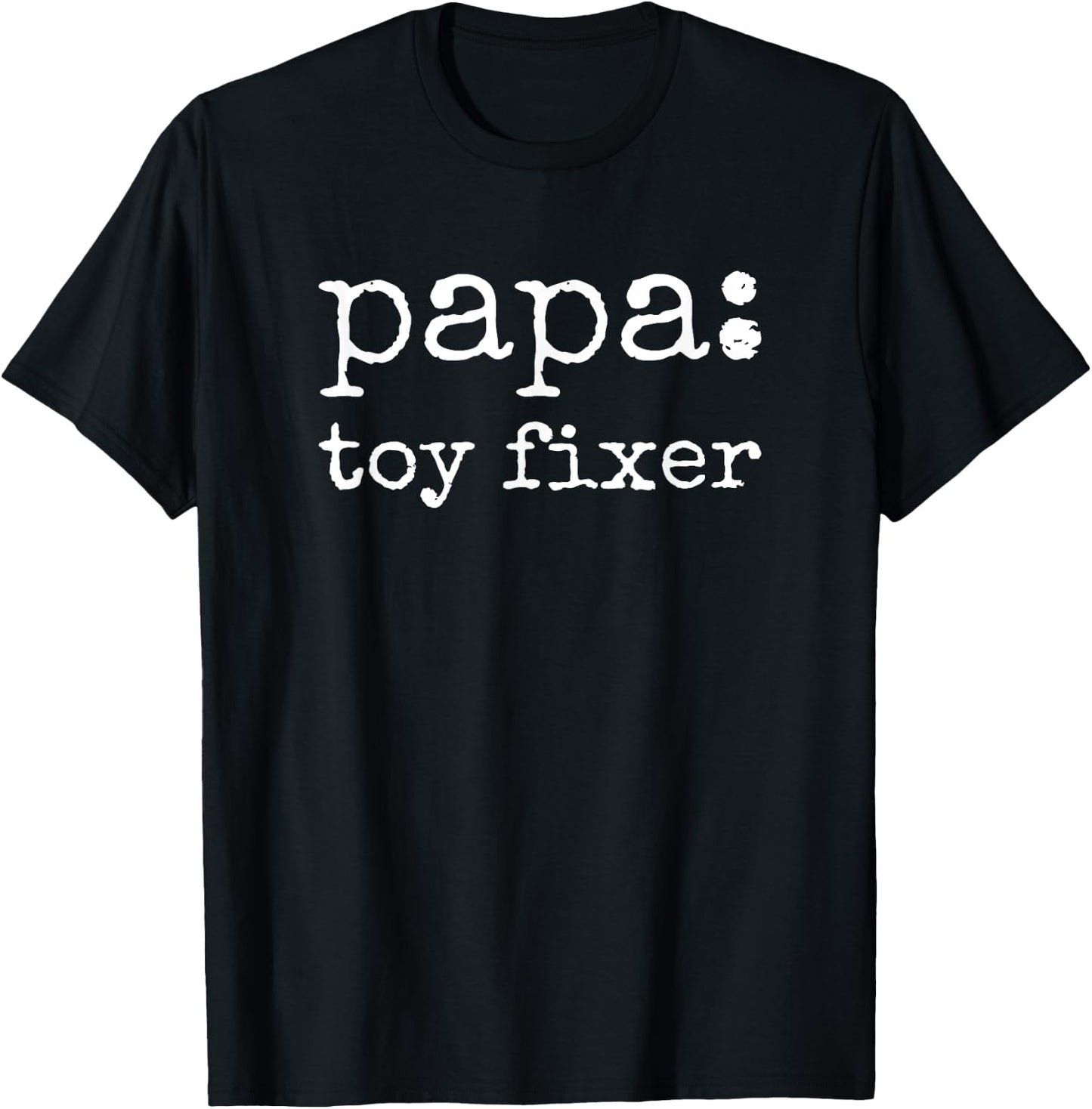 Papa Toy Fixer Funny Definition Father's Day T-Shirt - T-Shirt | Black