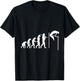 Funny Evolution High Jump Athletics T-Shirt - T-Shirt | Black