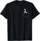 Cool Goose Women Toddler Pocket Canadian Geese Lover T-Shirt - T-Shirt | Black