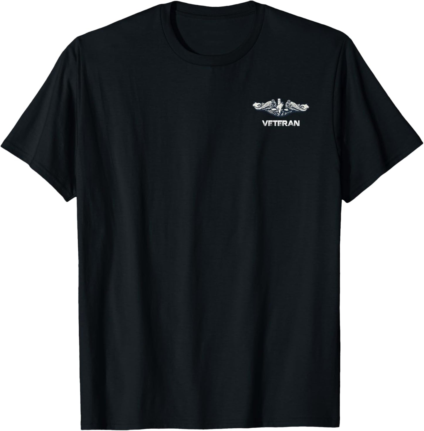 U.S Submarines Veteran Silent Service Flag Veterans Day T-Shirt - T-Shirt | Black