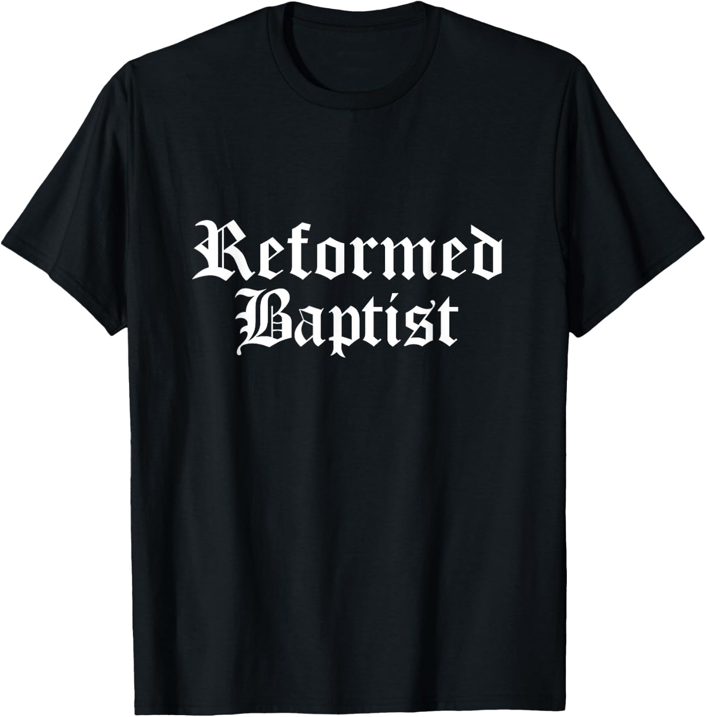 1689 Reformed Baptist Theology Graphic Particular Baptists T-Shirt - T-Shirt | Black