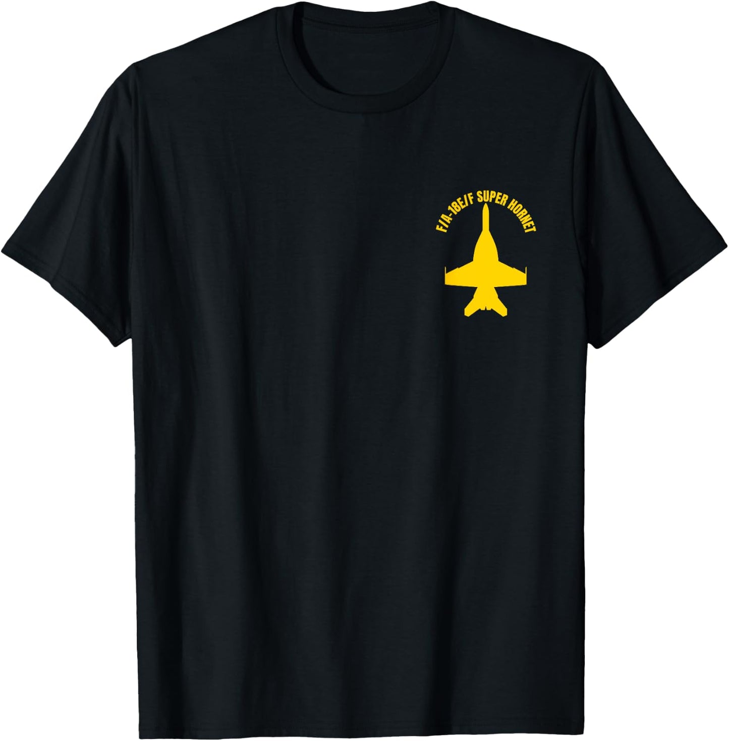 FA-18 Military Fighter Jet Aircraft Design T-Shirt - T-Shirt | Black