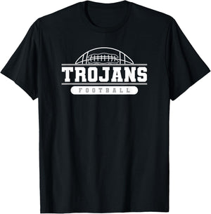 Trojans Football Varsity College University High School T-Shirt - T-Shirt | Black