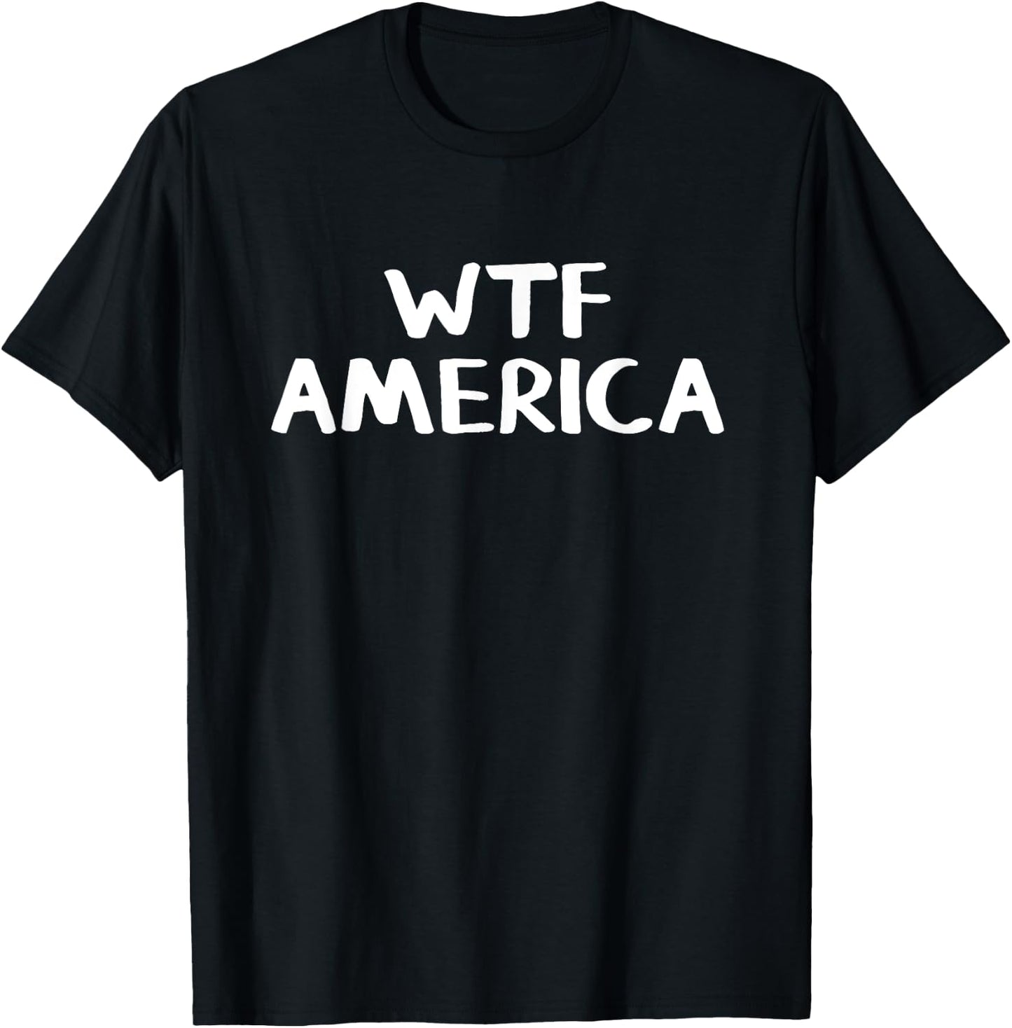 WTF America T-Shirt - T-Shirt | Black