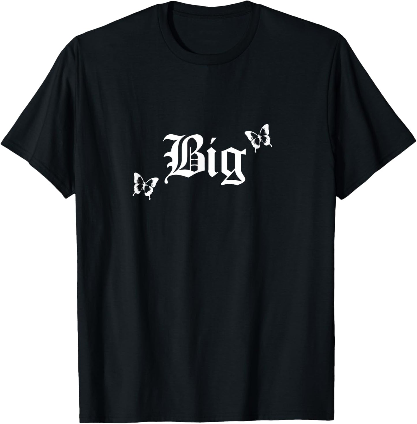 Big & Little Sister Sorority Reveal Week for Big Butterfly T-Shirt - T-Shirt | Black