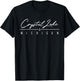 Crystal Lake MI T-Shirt - T-Shirt | Black